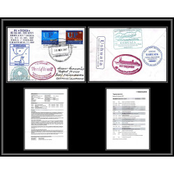 98250 ms bremen 30/11/2007 ushuaia argentine argentina antarctic antarctique lettre cover