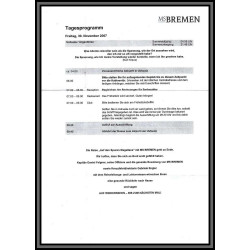 98250 ms bremen 30/11/2007 ushuaia argentine argentina antarctic antarctique lettre cover