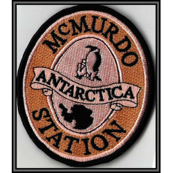98262 mc murdo station ecusson tissu 1976 usa antarctic antarctique lettre cover