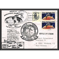 98307 bipolar squadron vxe-6 17/12/1979 deepfreeze usa antarctic antarctique lettre cover