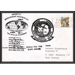 98312 squadron mix 14/12/1979 usa usn antarctic antarctique lettre cover