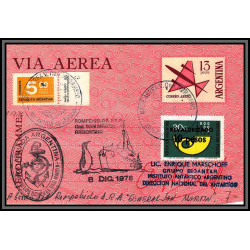 98330 ARA General San Martín brise glace 6/12/1976 argentine argentina antarctic antarctique aerogramme staionery