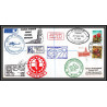 98445 signé signed recommandé ms/sa agulhas 1982 marion islands helicopter rsa south africa antarctic antarctique lettre