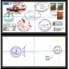 98453 recommandé ms/sa agulhas 9/1/1985 sanae helicopter rsa south africa antarctic antarctique lettre cover