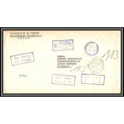 98476 ministerio de interior recommandé 11/9/1979 chile chili lettre cover