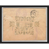 0468 force navale du maroc en rade illustree CAD PAQ Tanger 1911 Lettre cover occupation du maroc War