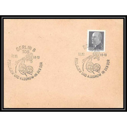 11227/ Espace (space Raumfahrt) Lettre cover Allemagne (germany DDR) 25/10/1965 Voskhod 2 leonov