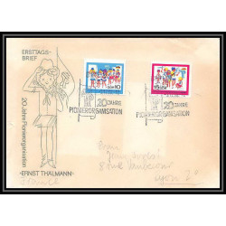 11228/ Lettre cover Allemagne (germany DDR) 3/12/1968 pionierorganisation