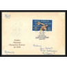 11234/ Lettre cover Allemagne (germany DDR) 1971 jeux olympiques (olympic games) lyon