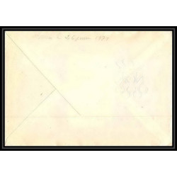 11234/ Lettre cover Allemagne (germany DDR) 1971 jeux olympiques (olympic games) lyon