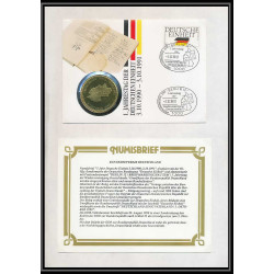 11537/ Lettre (cover Numisbrief monnaies coins) 3/10/1991 ahrestag der Deutschen Einheit Allemagne (germany)