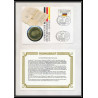 11537/ Lettre (cover Numisbrief monnaies coins) 3/10/1991 ahrestag der Deutschen Einheit Allemagne (germany)
