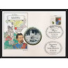 11553/ Lettre (cover Numisbrief monnaies coins) 12/3/1992 bayern Allemagne (germany)