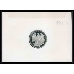 11553/ Lettre (cover Numisbrief monnaies coins) 12/3/1992 bayern Allemagne (germany)