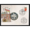 11555/ Lettre (cover Numisbrief monnaies coins) bremen 13/8/1992 Allemagne (germany)