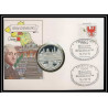 11557/ Lettre (cover Numisbrief monnaies coins) brandengurg 16/7/1992 Allemagne (germany)