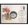 11559/ Lettre (cover Numisbrief monnaies coins) berlin 11/6/1992 Allemagne (germany)