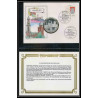 11566/ Lettre (cover Numisbrief monnaies coins) hamburg 10/9/1992 Allemagne (germany)