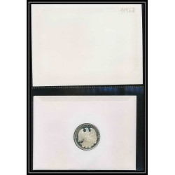 11568/ Lettre (cover Numisbrief monnaies coins) nordrhein westfalen 12/8/1993 Allemagne (germany)