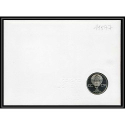 11577/ Lettre (cover Numisbrief monnaies coins) gagarine gagarin erster mensch im weltall 12/4/1991 Allemagne (germany)