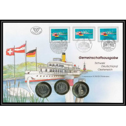 11584/ Lettre (cover Numisbrief monnaies coins) 6/5/1993 gemeinschaftsausgabe Allemagne (germany)