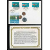 11588/ Lettre (cover Numisbrief monnaies coins) euregio 5/5/1993 Autriche (Austria) Suisse (Swiss) Allemagne (germany)
