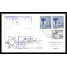 4678/ Espace space Lettre cover 23/6/1965 Signé signed nasa estacion de rastreo de satellites N°8 santiago Chili (chile)