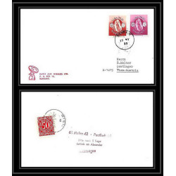 7093/ Espace (space Raumfahrt) Lettre (cover briefe) 15/5/1973 skylab 1 Bahrain taxe Autriche (Austria)