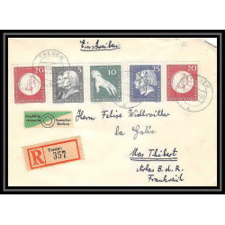02283 Bouches du rhone lettre ddr allemagne germany pour Mas Thibert 30/11/1961 Recommandé