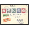 02283 Bouches du rhone lettre ddr allemagne germany pour Mas Thibert 30/11/1961 Recommandé