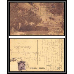 04093/ carte postale belgique bruxelles porte tervueren Bouches du rhone pour Marseille 1922